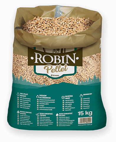 worek pelletu opałowego Robin do kupienia w Lubawce lub sklepie internetowym